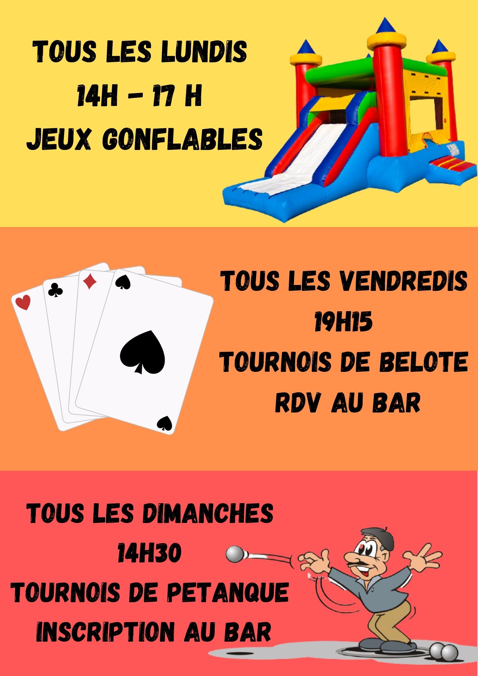 Activités &amp; animations Camping de l�Epy Merlimont Nord